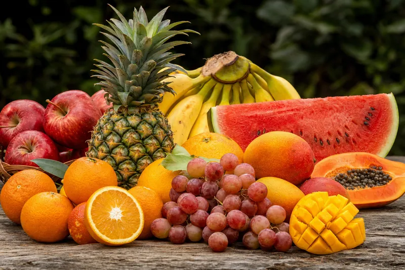 Frutas frescas de estación