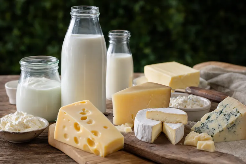 Quesos, leche y yogures